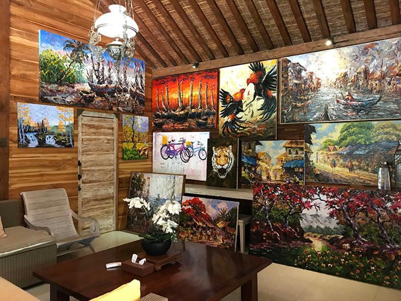 Joglo Villa Bali Penatih Esterno foto